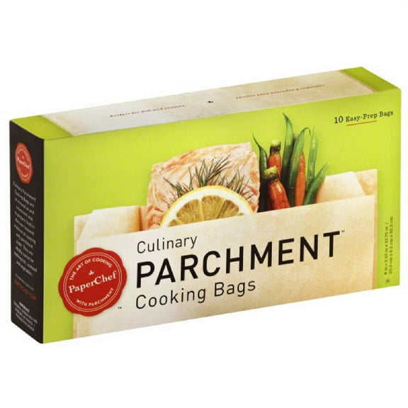 PaperChef Culinary Parchment Cooking Bag, 10 Ct, (Pack of 12)