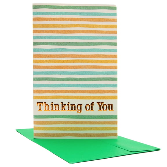 PaperCraft Thinking of You Cards with Envelope, Stripes