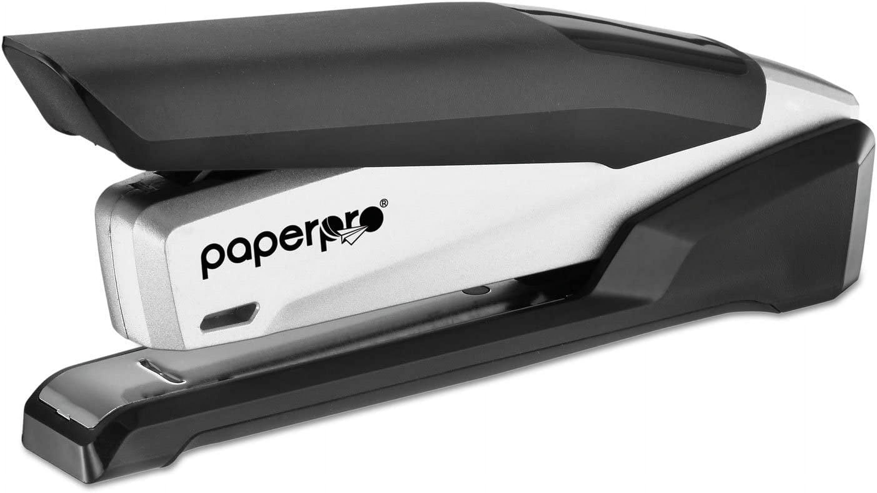 PaperPro) 1110 inPOWER Premium Stapler, 28-Sheet , Black/Silver