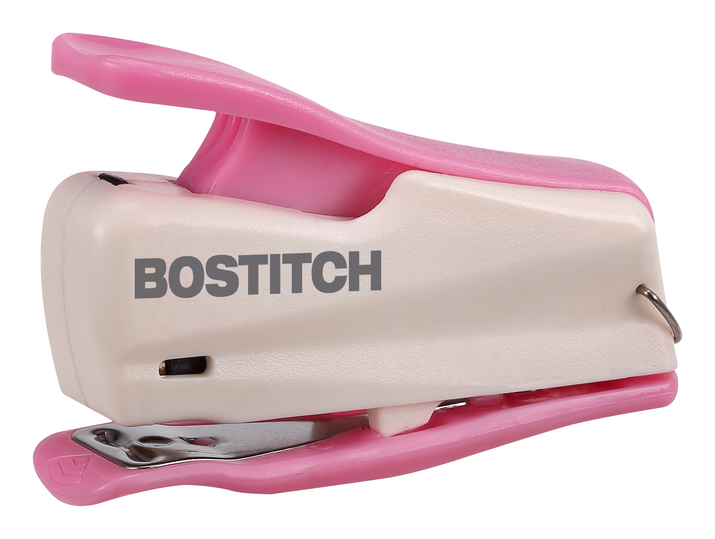 InCourage Spring-Powered Desktop Stapler, 20 Sheets, Pink