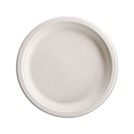 PaperPro Naturals Fiber Dinnerware Plate, 10 1/2" Round Natural 125/PK 4 PK/CT