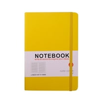 Paperage Alternative A5 Notebook - 100GSM Thick Paper Hardcover Journal, Lined Writing Notebook for Work College, 100 Pages 5.6x8 in