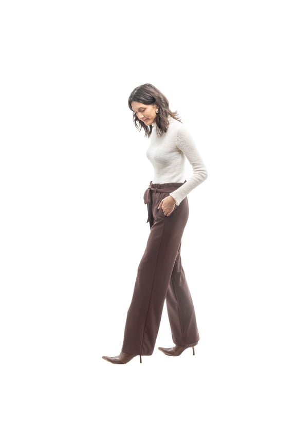 Paperbag Waistband Belted Pant