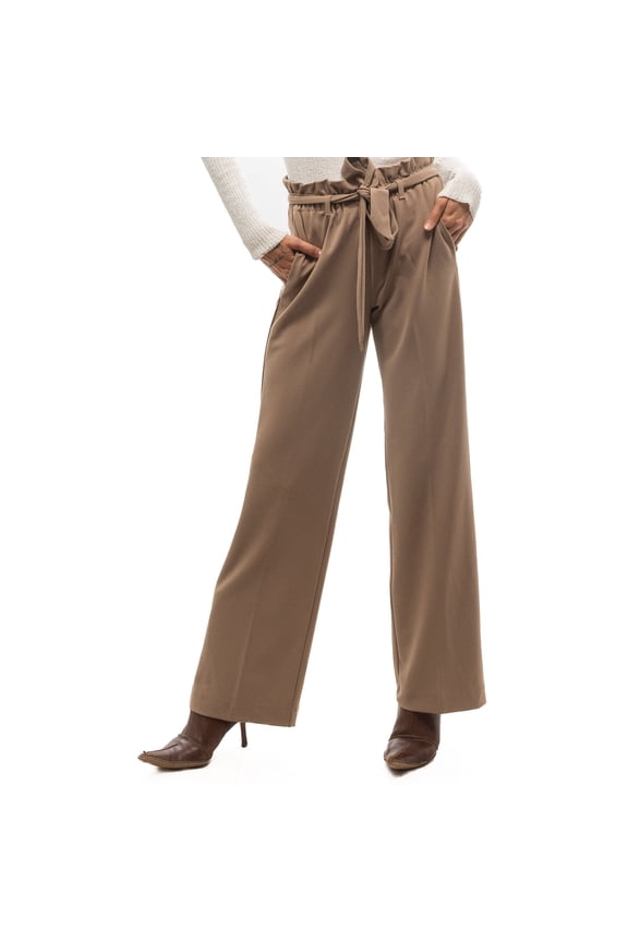 Paperbag Waistband Belted Pant