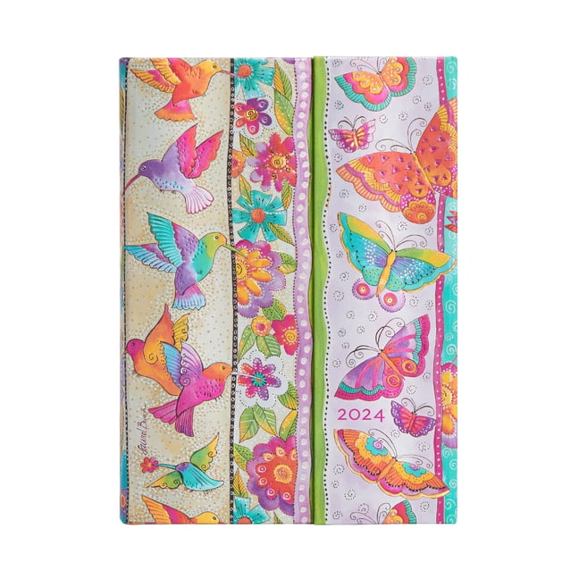 Paperblanks 2024 Hummingbirds & Flutterbyes Playful Creations 12