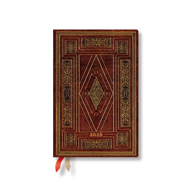Paperblanks 2026 Anémone William Kilburn – Agenda Midi 12 Mois – Couverture Rigide, 130x180mm