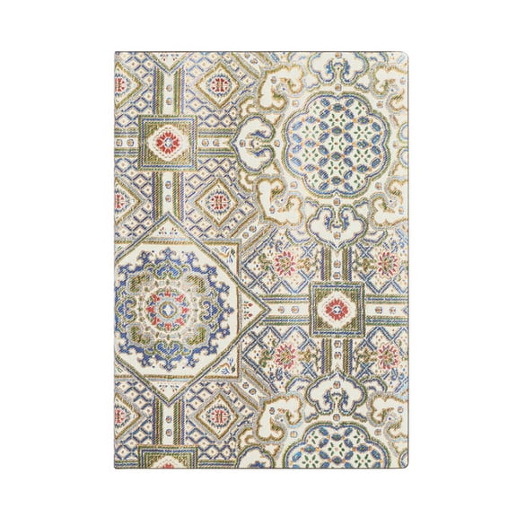 Ashta MIDI Lined Softcover Journal, 176pg, 100gsm by Paperblanks (Sacred Tibetan Textiles), (Hardcover)