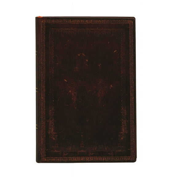 Paperblanks | Black Moroccan Bold | Old Leather Collection | Softcover Flexi | Mini | Lined | 176 Pg | 100 GSM (Diary)