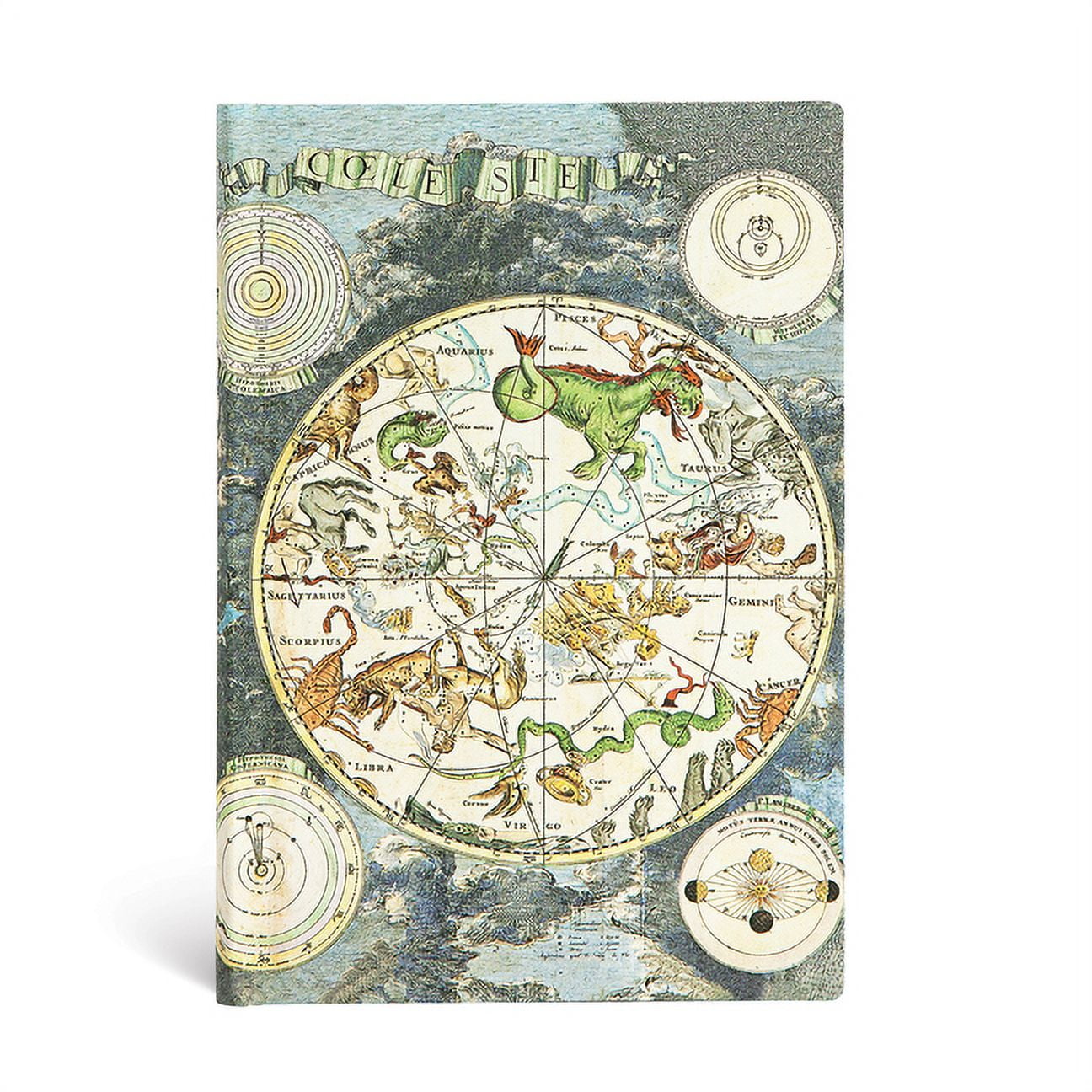 Planisphere Paper Celestial Planisphere Mini Lined Softcover Journal, 176pg, 100gsm by ...