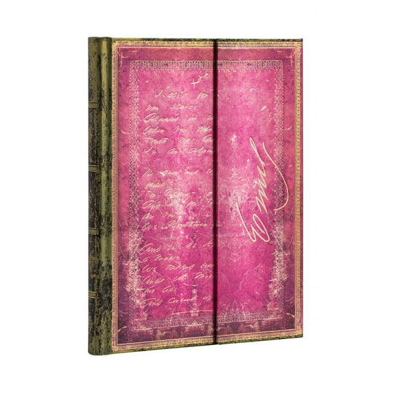Paperblanks | Emily Dickinson, I Died for Beauty | Embellished Manuscripts Collection | Hardcover | Ultra | Lined | Wrap Closure | 144 Pg | 120 GSM (Diary)