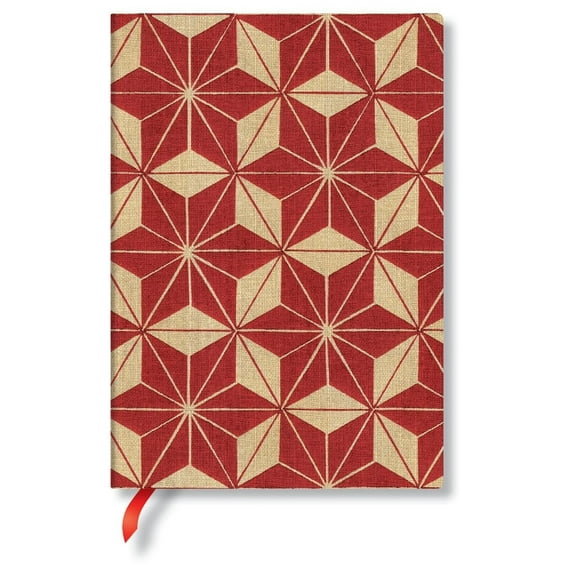 Paperblanks | Hishi | Ukiyo-e Kimono Patterns | Softcover Flexi | Midi | Lined | 176 Pg | 100 GSM (Diary)