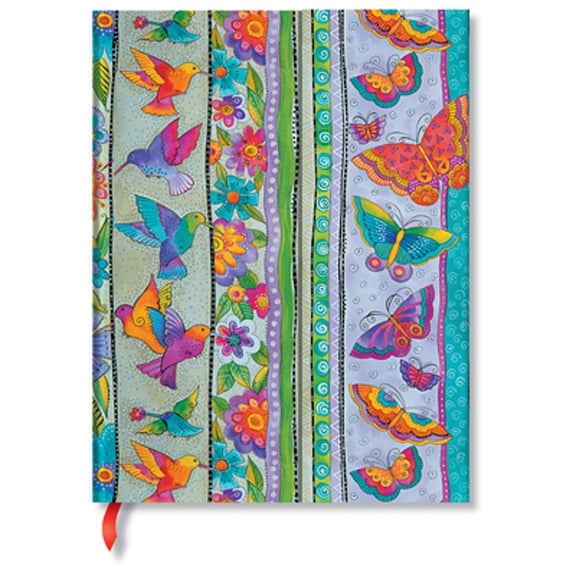 Paperblanks | Hummingbirds & Flutterbyes | Playful Creations | Hardcover | Ultra | Lined | Wrap Closure | 144 Pg | 120 GSM (Diary)