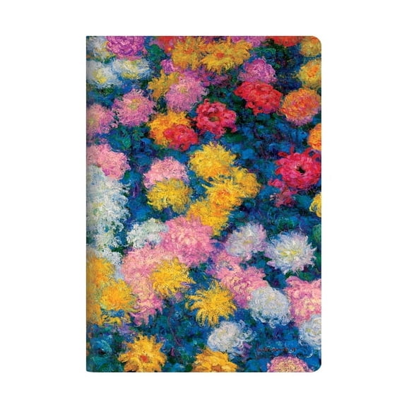 Monet's Chrysanthemums A4 Dot Grid Cahier Notebook, 80pg, 100gsm by Paperblanks (Monet's Chrysanthemums), (Hardcover)