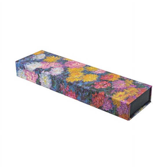 Paperblanks | Monets Chrysanthemums | Monets Chrysanthemums | Pencil Cases | Pencil Case | Wrap (General merchandise)