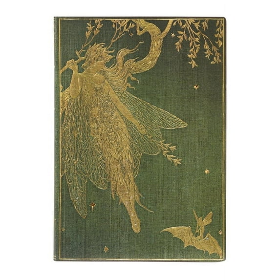 Olive Fairy MIDI Lined Softcover Journal, 176pg, 100gsm by Paperblanks (Lang's Fairy Books), (Hardcover)