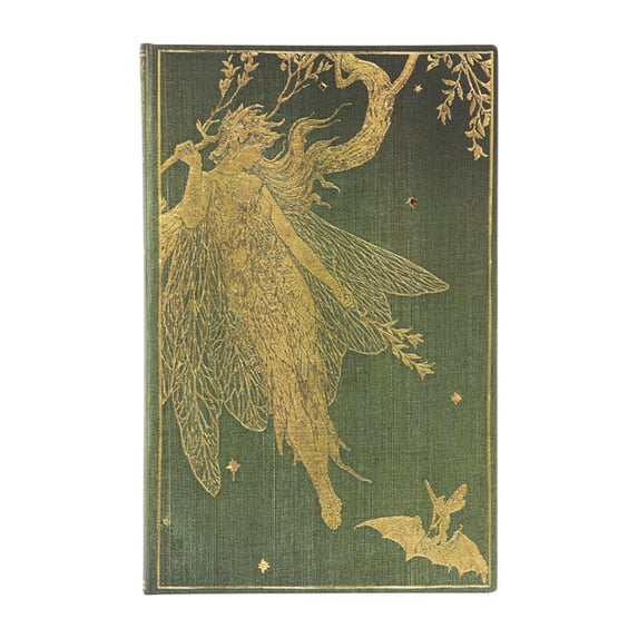 Olive Fairy Maxi Dot Grid Hardcover Journal, 192pg, 120gsm by Paperblanks (Lang's Fairy Books), (Hardcover)