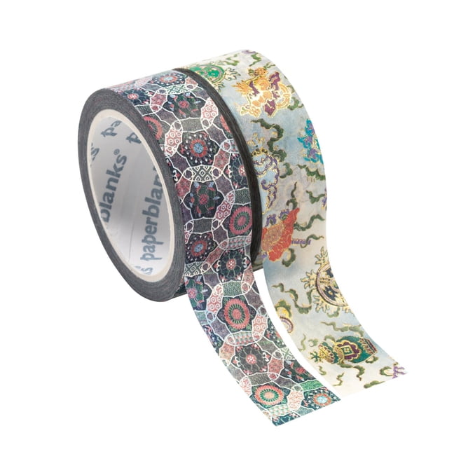 10 Rolls Skinny Washi Tape Set Texture Arts Adhesive Tapes Basic - View #2