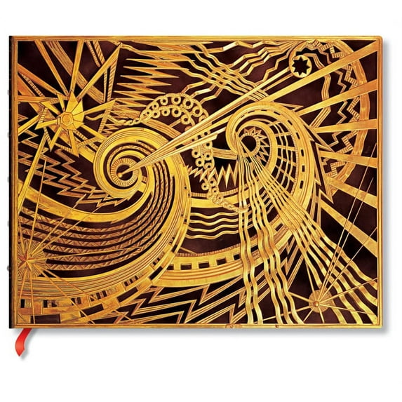 Paperblanks | The Chanin Spiral | New York Deco | Guest Book | Unlined | 144 Pg | 120 GSM (Diary)