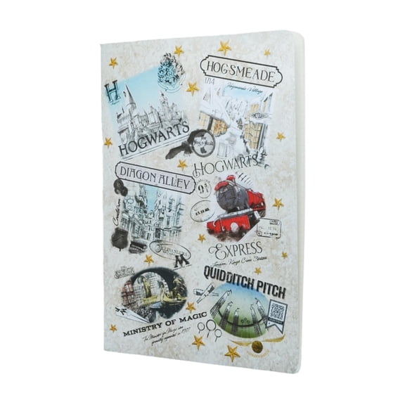 Harry Potter Collection The Wizarding World Notebook A4 Lined Cahier, 80pg, 100gsm by Paperblanks (Harry Potter Collection), (Hardcover)