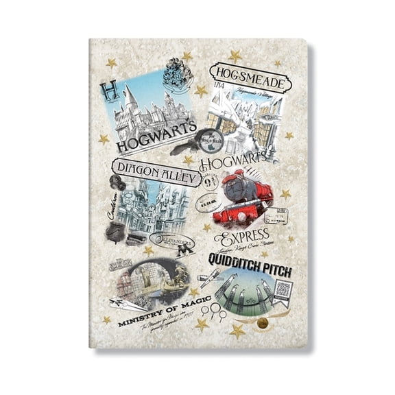 Harry Potter Collection The Wizarding World Notebook A6 Gridded Cahier, 80pg, 100gsm by Paperblanks (Harry Potter Collection), (Hardcover)