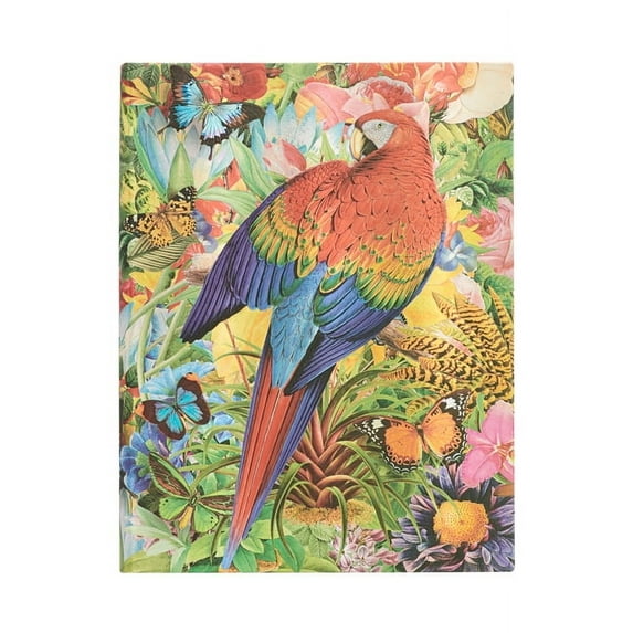 Paperblanks | Tropical Garden | Nature Montages | Hardcover | Ultra | Unlined | Elastic Band Closure | 144 Pg | 120 GSM (Diary)