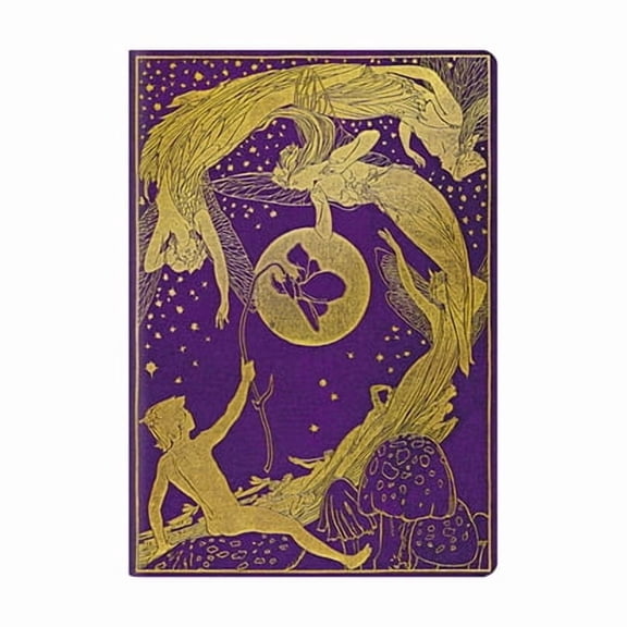 Violet Fairy A6 Unlined Cahier Notebook, 80pg, 100gsm by Paperblanks (Lang's Fairy Books), (Hardcover)