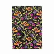 Wild Flowers MIDI Dot Grid Softcover Journal, 176pg, 120gsm, Laurel Burch Collection by Paperblanks Playful Creations, Hardcover