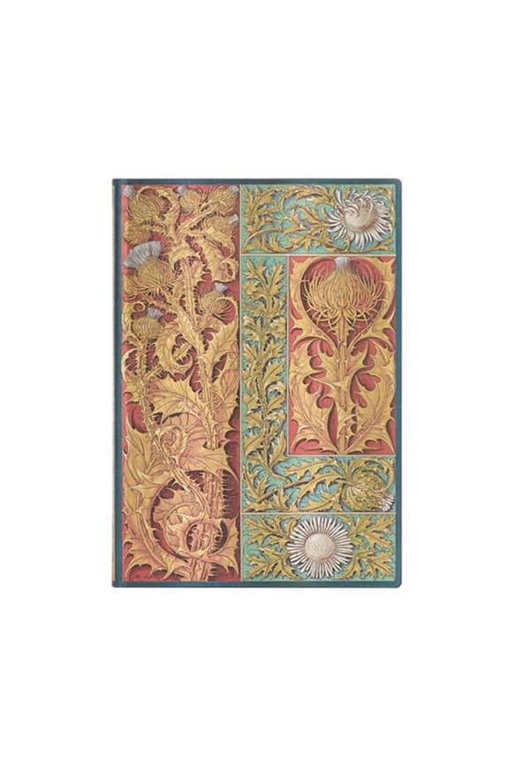 | Wild Thistle | Vox Botanica | Softcover Flexi | Midi | Lined | Elastic Band Closure | 176 Pg | 100 GSM (Diary)