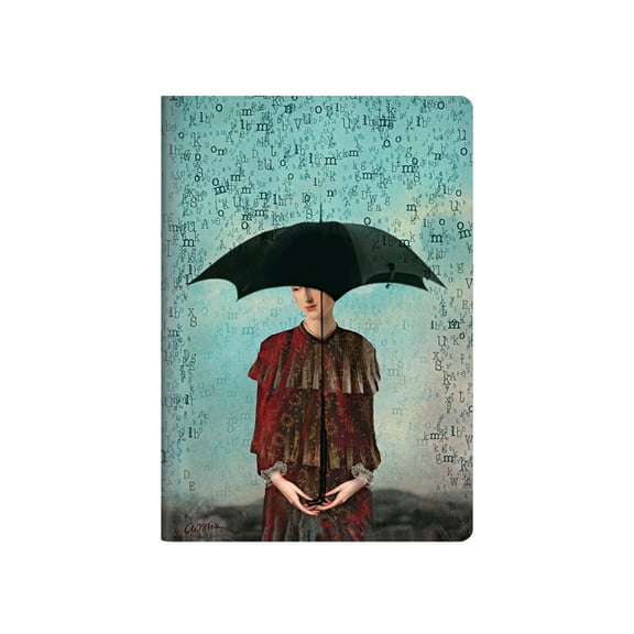 Wordscapes A5 Lined Softcover Cahier, 80pg, 100gsm by Paperblanks (Free Your Mind), (Hardcover)