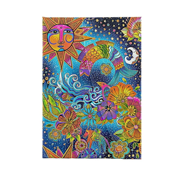 Celestial Magic MIDI Unlined Hardcover Journal, 144pg, 120gsm, Laurel Burch Collection by Paperblanks (Whimsical Creatio, (Hardcover)