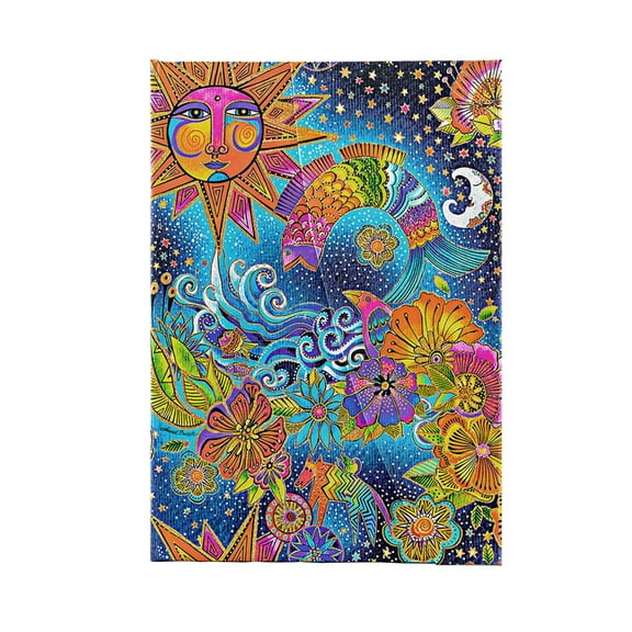 Celestial Magic MIDI Unlined Hardcover Journal, 144pg, 120gsm, Laurel Burch Collection by Paperblanks (Whimsical Creatio, (Hardcover)