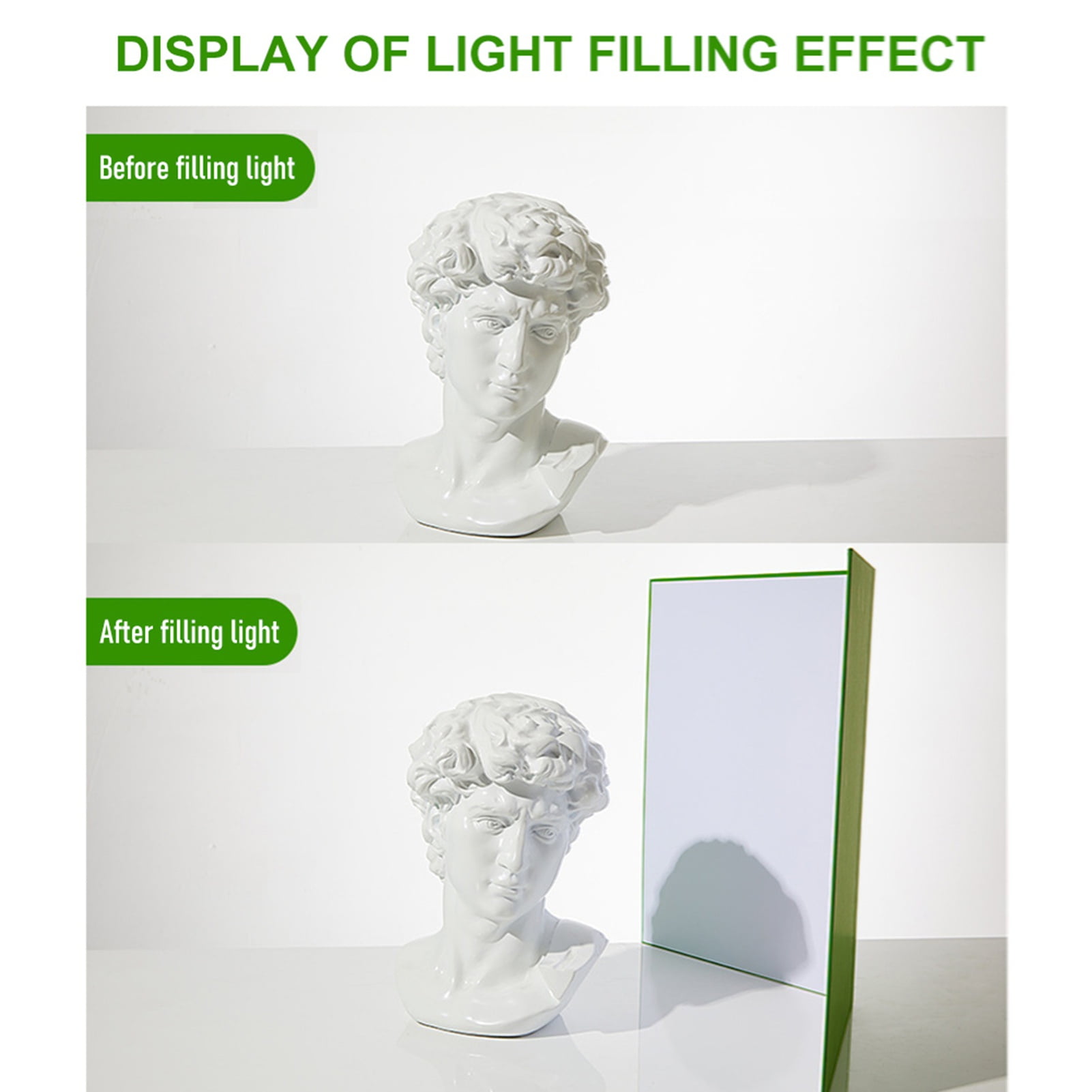 Paperboard 3-in-1 Multi-functional Photography Reflector Cardboard ...