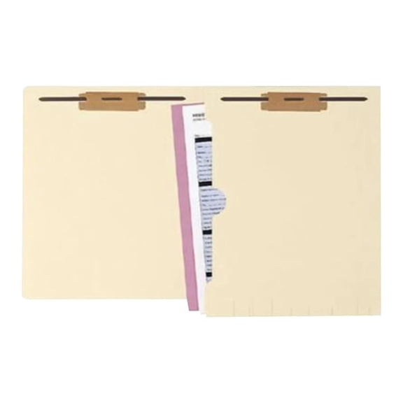 Paperboard Classification Folders, Letter Size, Manila, 50/Box (50661)