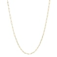 thumbnail image 1 of Paperclip Unisex Adult Chain Necklace 10K Solid Yellow Gold, All Sizes – Goldum NYC, 1 of 2