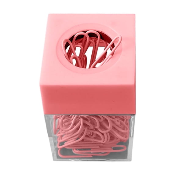 Paperclip Holders For Desk Paper Clip Storage For Desk Adorable Paperclip Holder Transparent Paper Clip Holder Desktop Paper Clip Dispenser For Desk Supplies Organizer Accessories