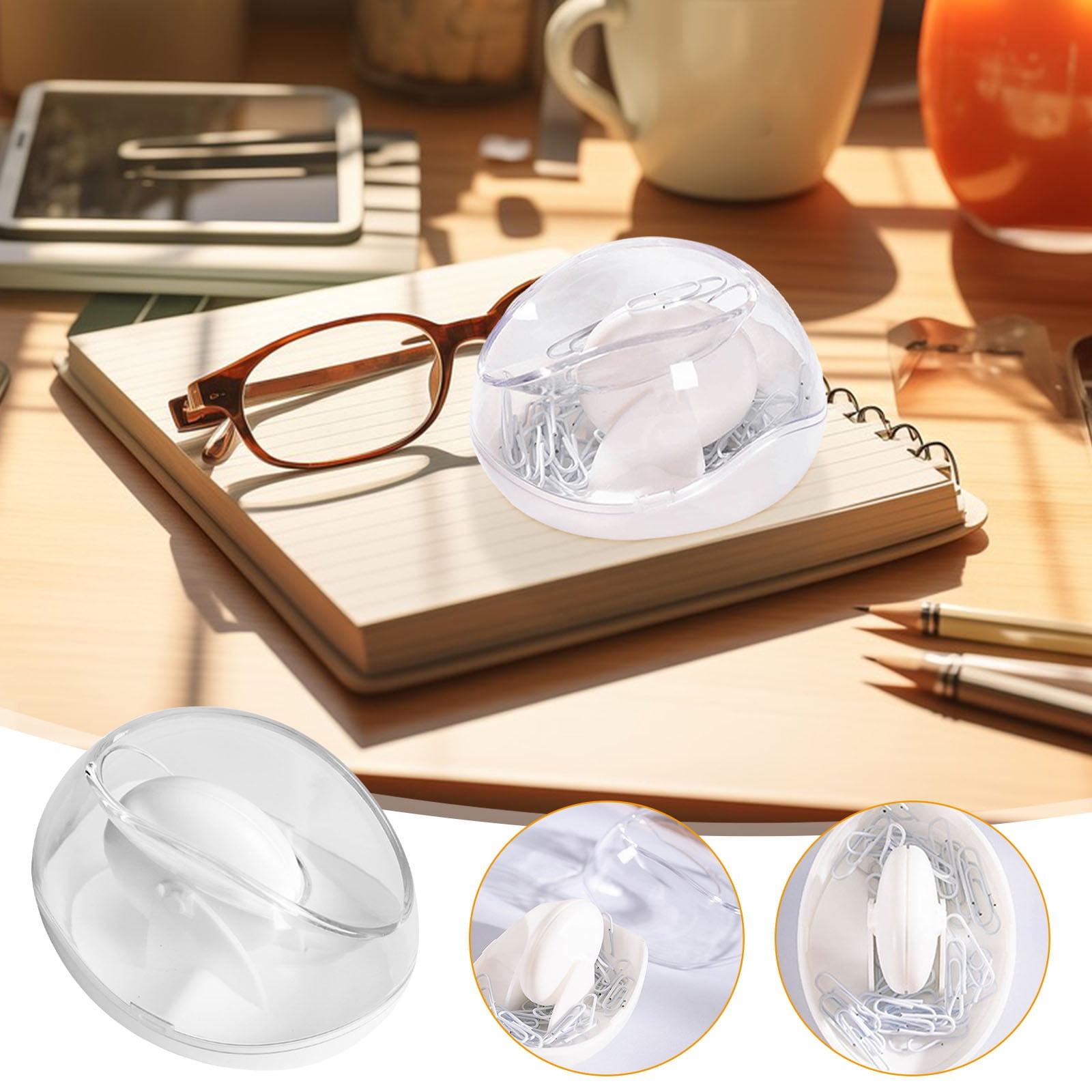 Paperclip Stand Roller Paperclip Dispenser With Cute Desktop