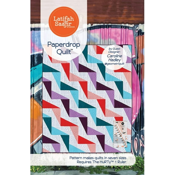 Paperdrop Quilt Pattern for Baby to King Size Quilts by Caroline Hadley for Latifah Saafir