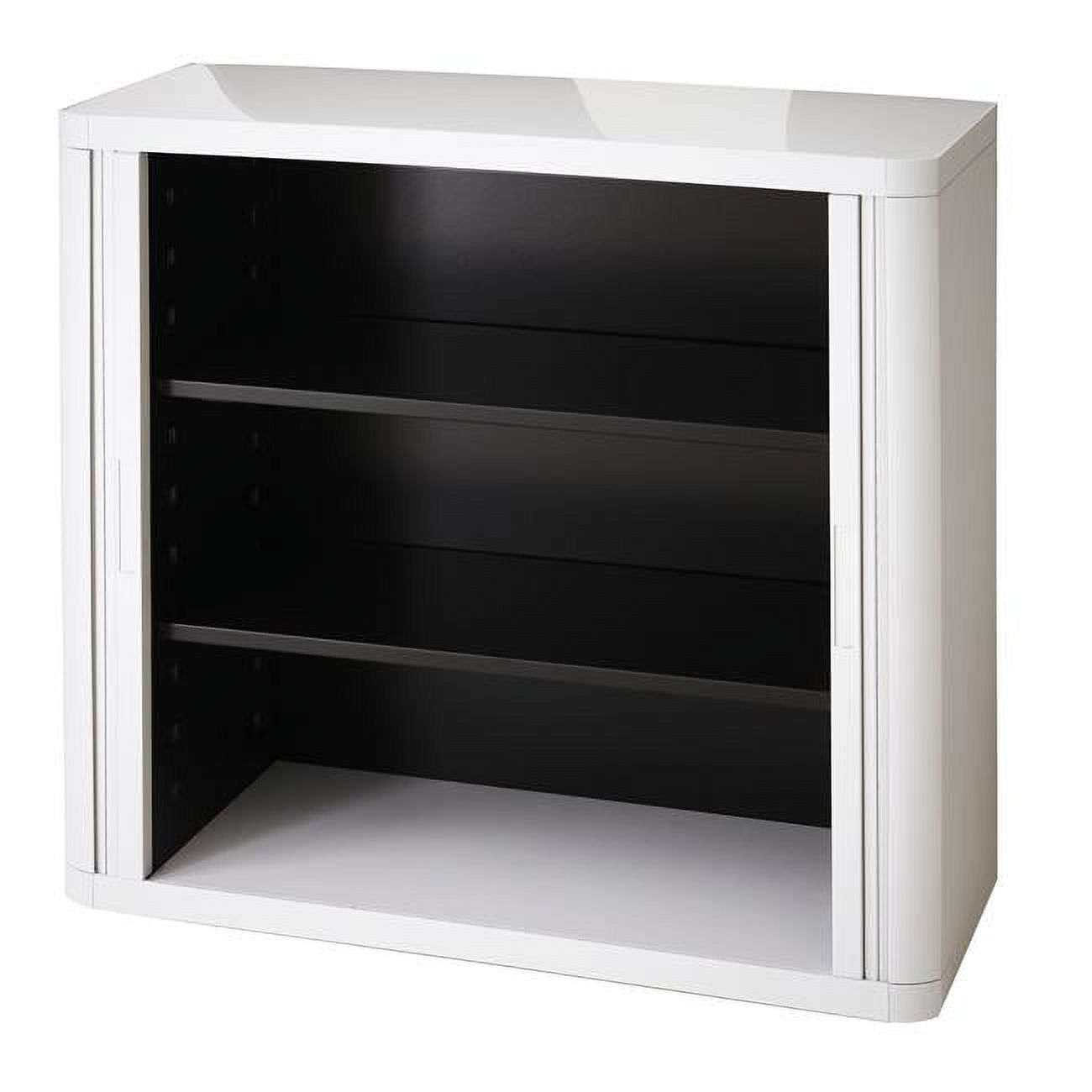 Paperflow Easyoffice 41" Tall White Storage With Two Shelves