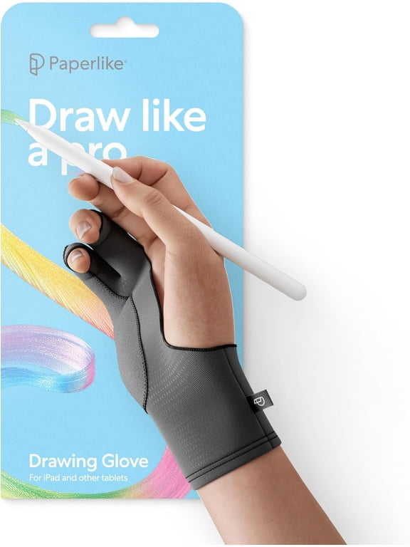 ® Drawing Glove for iPad - Artist Glove for Drawing on Tablets, Right and Left Hand; 3 Sizes (L)