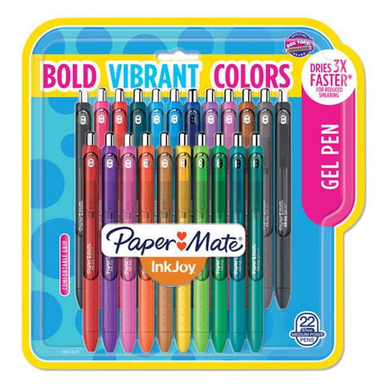 Papermate 0.7 mm Gel Pen, Assorted Ink - 22 per Set