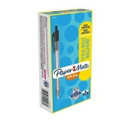 Papermate 1951254 1 mm Inkjoy 100 RT Retractable Ballpoint Pen, Black - Pack of 12