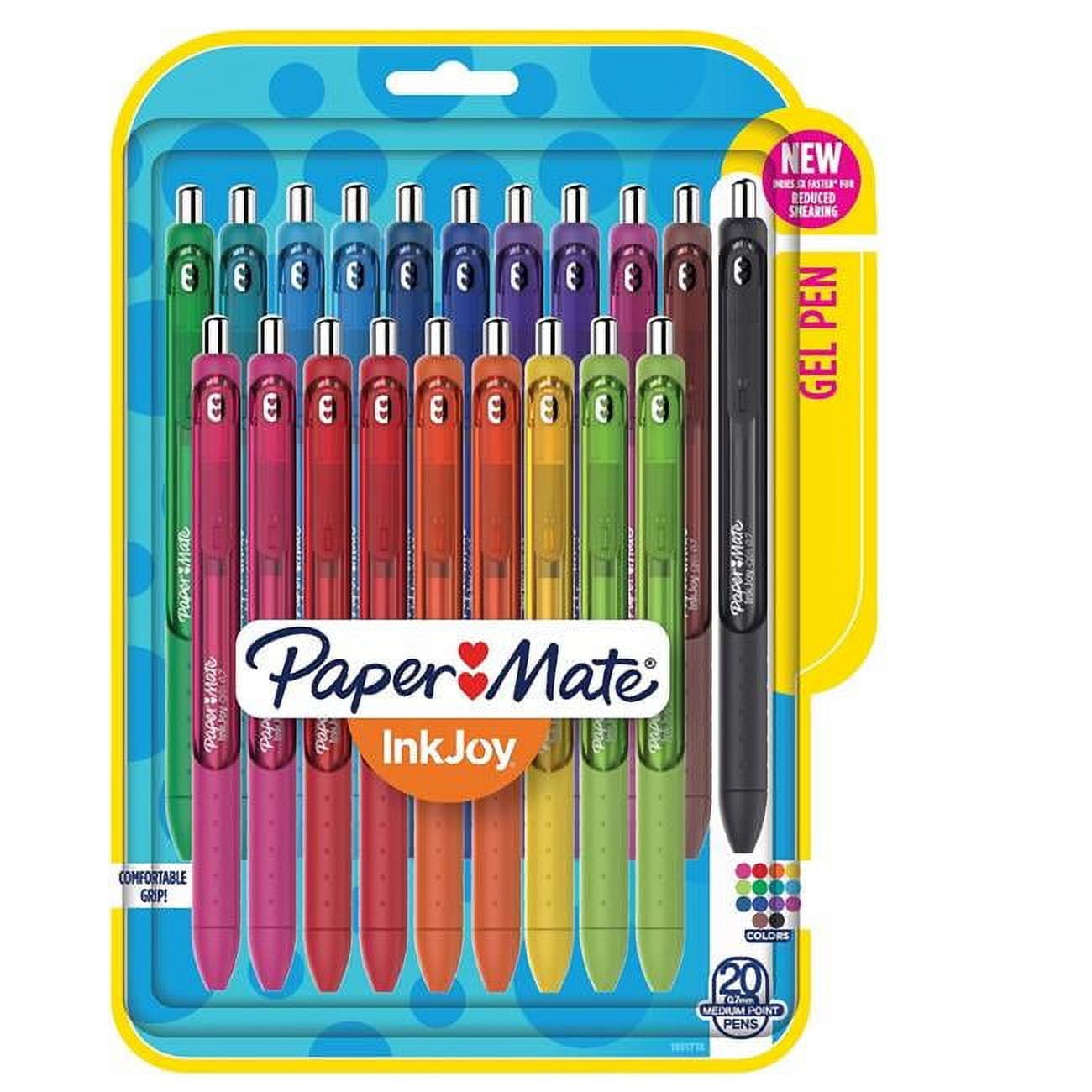 Paper Mate® InkJoy Gel Pen, Retractable, Medium 0.7 mm, Assorted