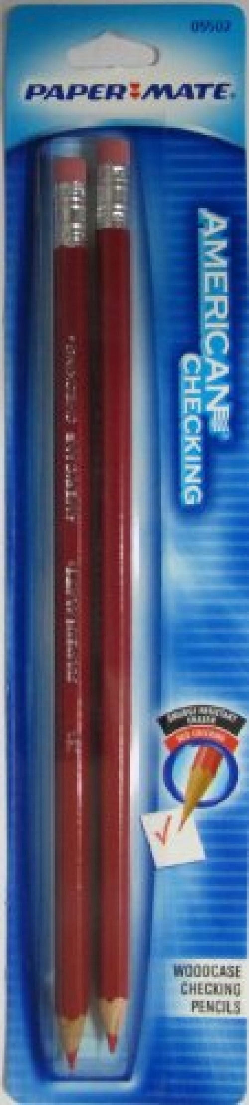 Papermate American Checking Red Pencil