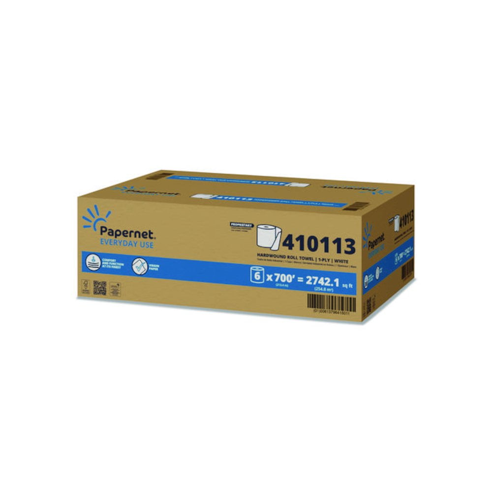 Papernet HyTech Seas Hardwound Roll Towels, 1-Ply, 7.9