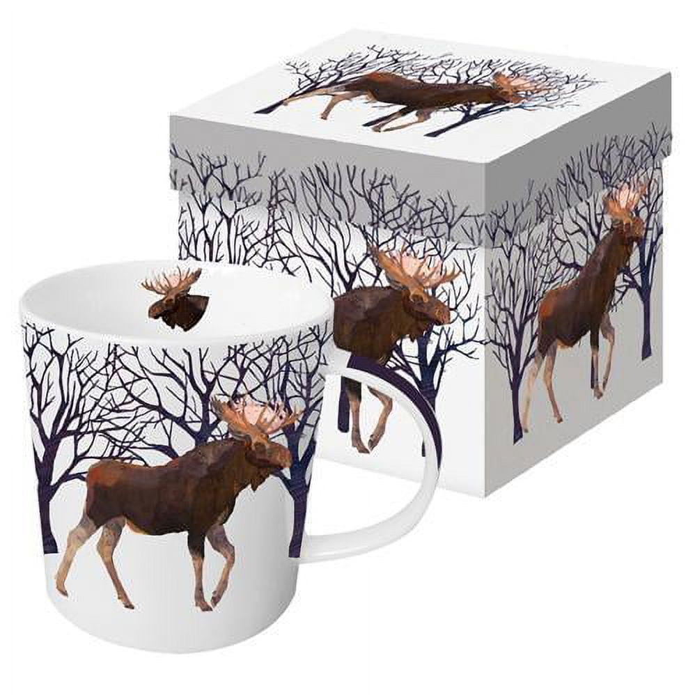 Paperproducts Design - 13.5 oz. Mug - Wintry Moose