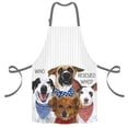 thumbnail image 1 of Paperproducts Design Apron Who Rescued Who? Dogs, 1 of 1