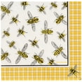 thumbnail image 1 of Paperproducts Design Decorative Beverage Paper Napkins ‚Äì Tabletop Disposable Kitchen Cocktail Napkin ‚Äì For Lunch, Dinner, Birthdays, Parties ‚Äì Set of 20, Mary Lake Thompson Honey Bees Design, 1 of 1