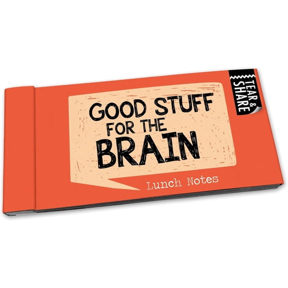 Papersalt Good Stuff for the Brain Tear and Share Quote Notecards, 4-Inch, Multicolor