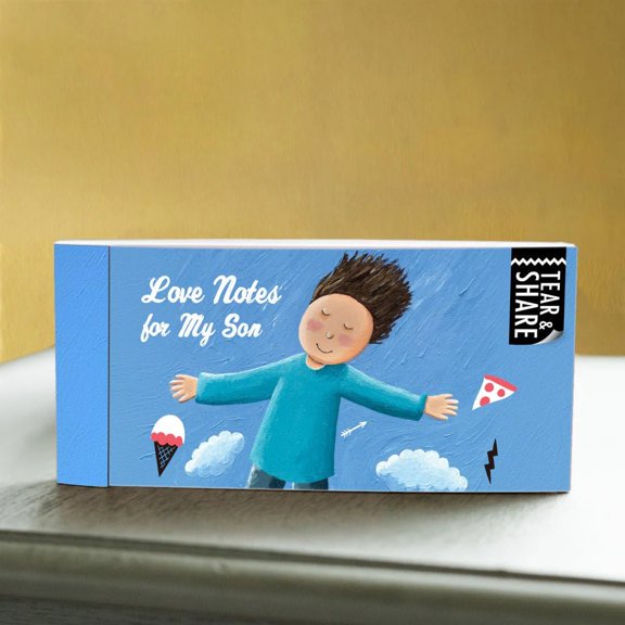 Papersalt Love Notes to My Son - Inspirational Notecard, 4.5-inches Height, Boxed Set