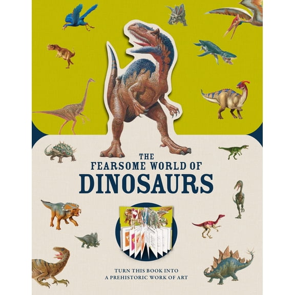 Paperscapes: The Fearsome World of Dinosaurs: Turn This Book Into a Prehistoric Work of Art, (Hardcover)